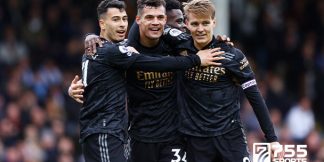 Hasil Premier League: Fulham 0-3 Arsenal  