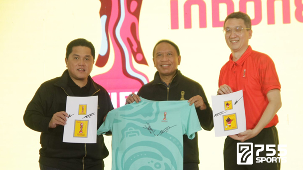 Jelang Piala Dunia U-20 Erick Thohir Luncurkan Merchandise Resmi