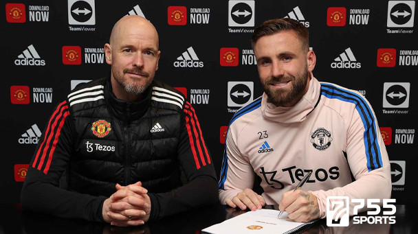 Man United Ganjar Luke Shaw dengan Kontrak Baru