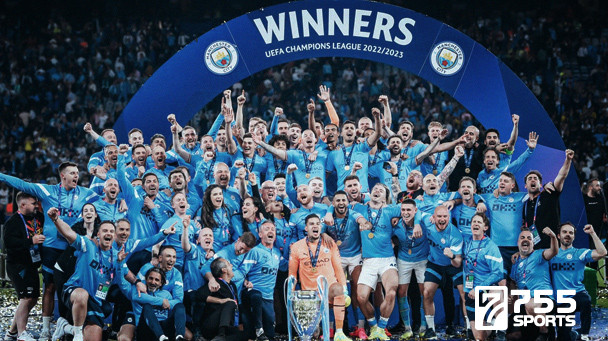 Manchester City Samai Treble Winners Manchester United