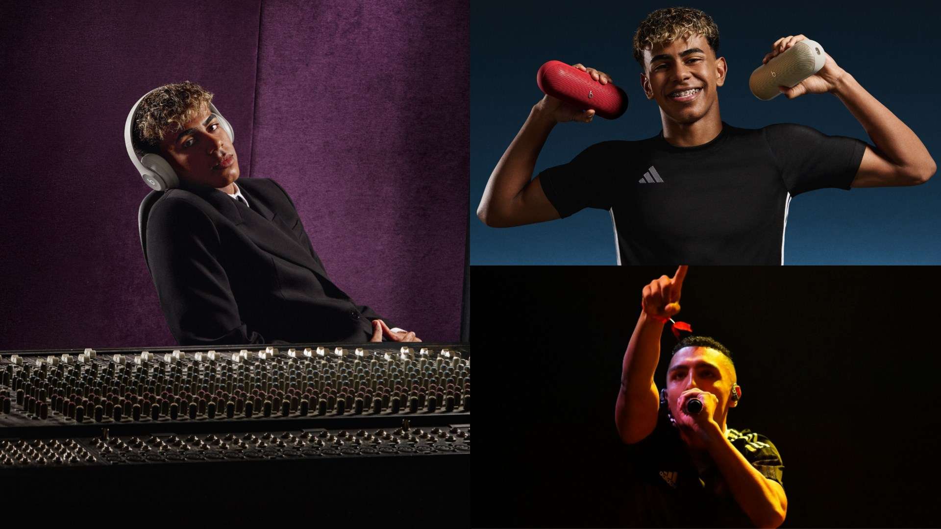 Yamal bergabung dengan keluarga Beats saat ia bergabung dengan rapper Spanyol Morad