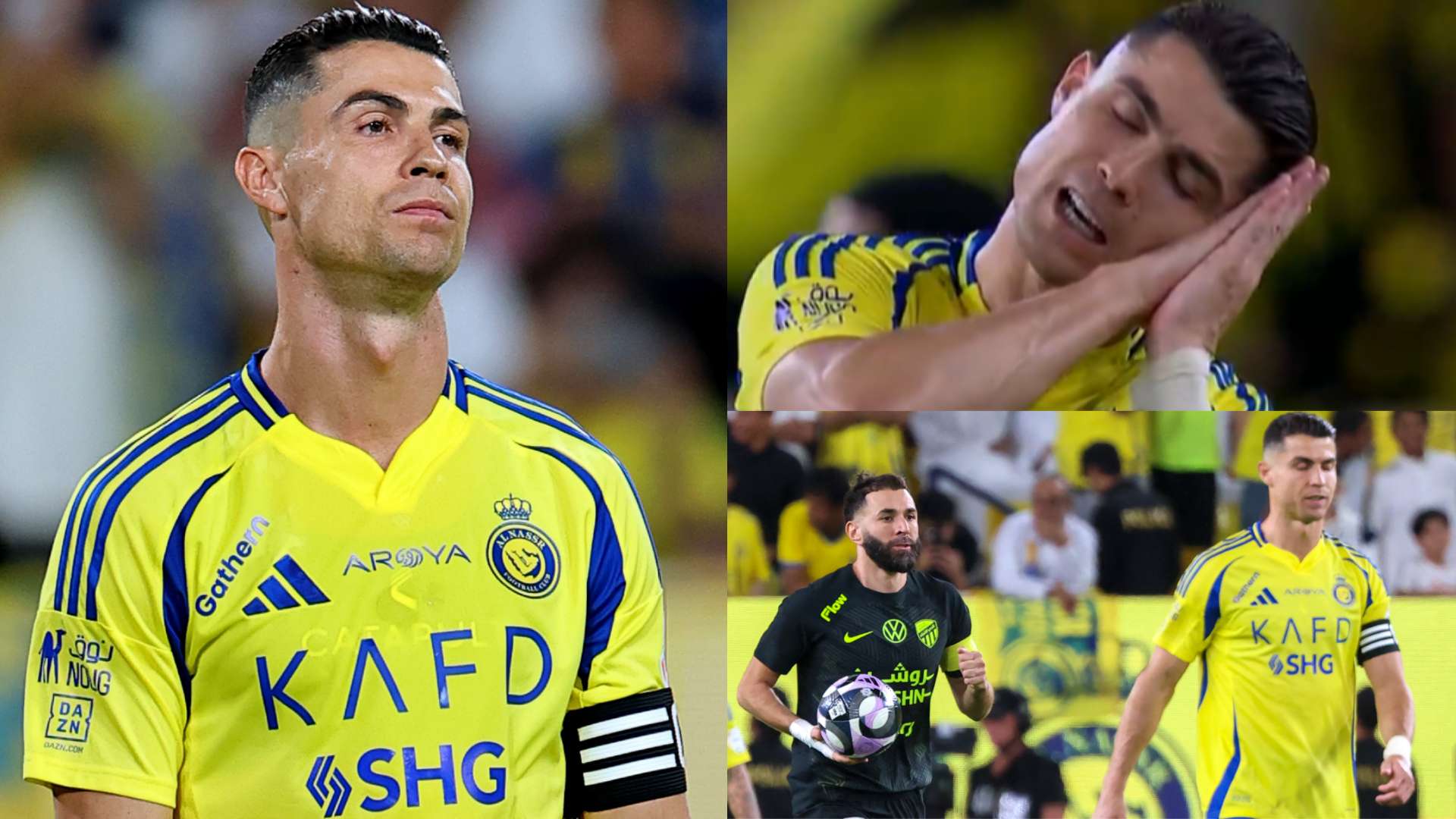 📽️ | Ronaldo menunjukkan kekecewaan di Al-Nassr dengan gerakan teatrikal
