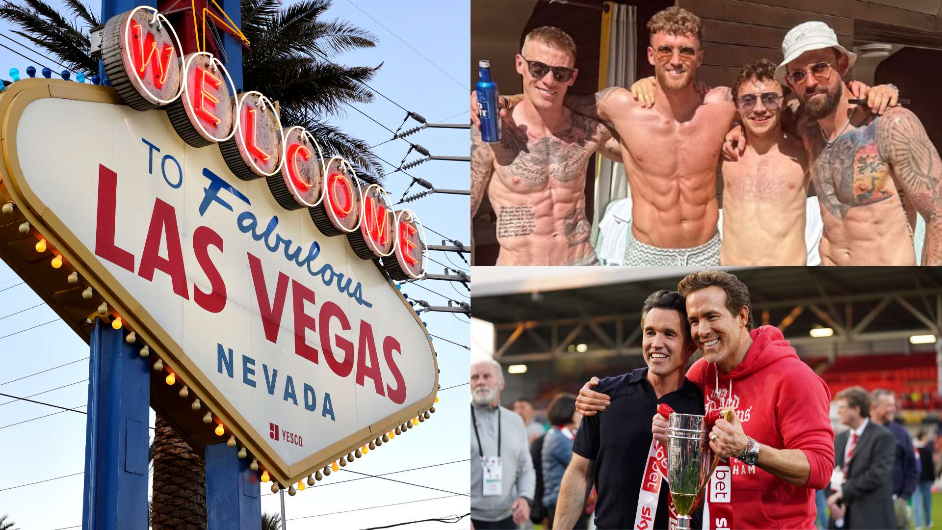 Bintang-bintang Wrexham yang mabuk diselamatkan setelah terjebak di LIFT Vegas
