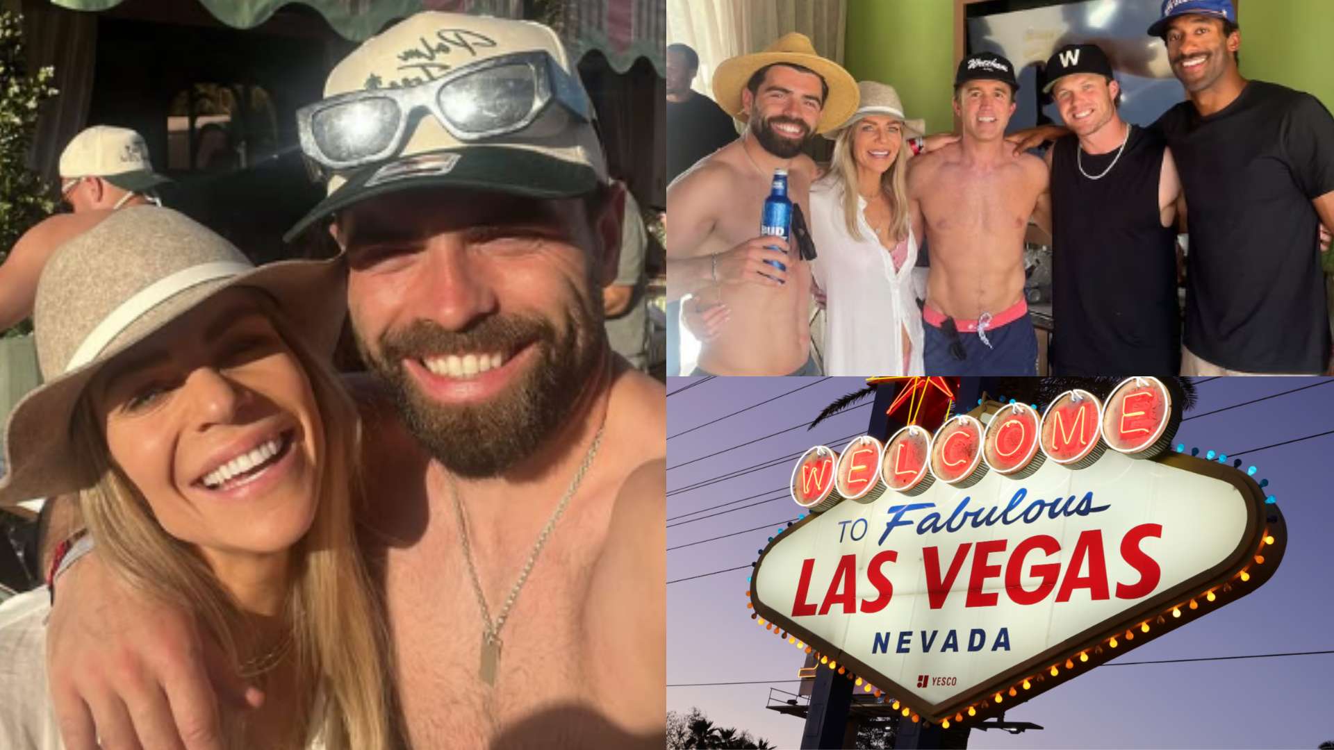 McElhenney & istri Olson bergabung dengan pesta Wrexham di Las Vegas!