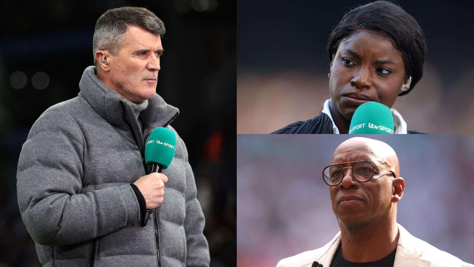 Keane melepaskan tembakan ke Aluko dengan lelucon cepat dari Wright