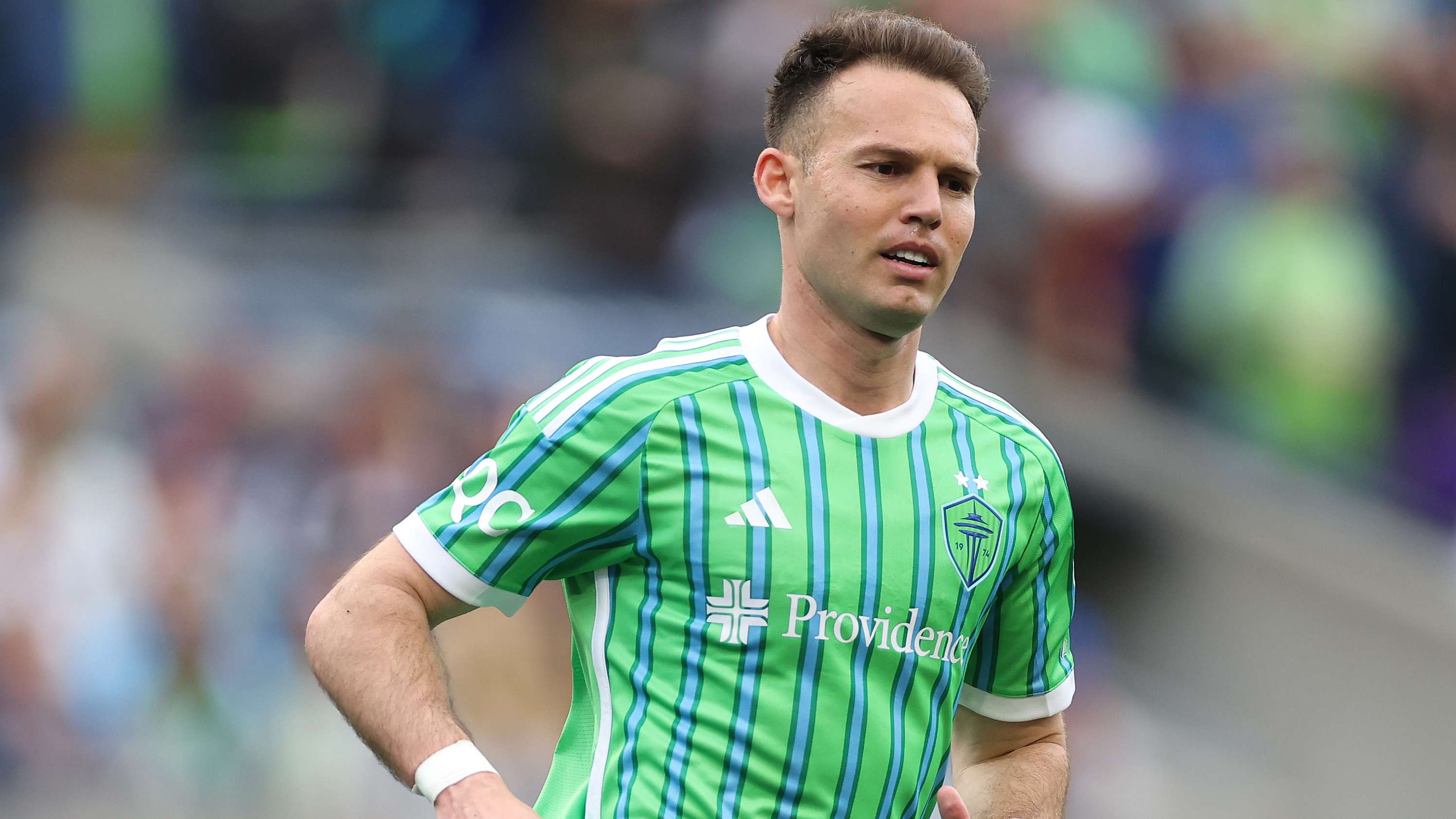 Musovski Sounders menikmati pertemuan menyenangkan dengan maskot Mariners, Moose