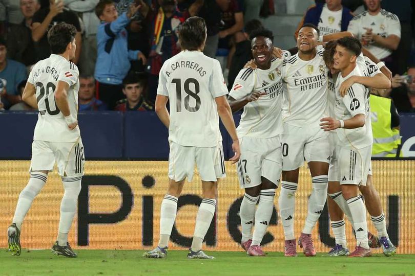 Prediksi Starting XI Real Madrid vs Kairat Almaty: Alonso Lakukan Revolusi, Lini Belakang Rombak Total! 

Translated to Bahasa Indonesia:

Prakiraan Starting XI Real Madrid vs Kairat Almaty: Alonso Lakukan Revolusi, Lini Belakang Rombak Total!  