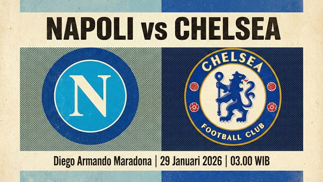 Prediksi Napoli vs Chelsea 29 Januari 2026  