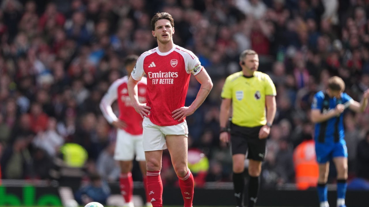 Diprediksi Absen, Declan Rice Malah Tampil 95 Menit vs Sporting, Apa Kata Arteta?
Translated to Bahasa Indonesia:
Prediksi Absen, Declan Rice Malah Bermain 95 Menit vs Sporting, Apa Pendapat Arteta?